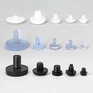 10/20pcs 라운드 PVC 가구 발 손톱 고무 글라이드 네일 사무실 테이블 의자 다리 바닥 보호기 라운드 슬라이딩 디스크 소음 킬러
