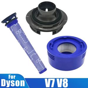 다이슨 V7 V8 진공 청소기용 Hepa 포스트 필터 및 모터 후면 커버, 모터 후면 커버 전면 필터 교체 부품