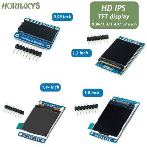TFT 디스플레이 0.96/1.3/1.44/1.8 인치 TFT 풀 컬러 스크린 LCD 모듈 ST7735 ILI9341 Arduino 용 드라이버 인터페이스 SPI