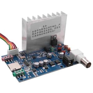 T82C Hot Sale-2X 조립 0.5W-7W FM 송신기 라디오 방송국 PLL 스테레오 디지털 주파수 + LCD 디지털 디스플레이 조정 가능한 Vo