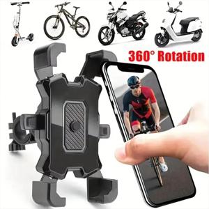 MTB 자전거 모토 오토바이 스탠드 새로운 360 탑승 °   iPhone Xiaomi 브래킷 미끄럼 방지 사이클링용 회전식 자전거 휴대폰 홀더