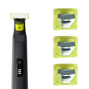 필립스 One Blade Pro QP2520 QP2630 QP6510 QP6531 페이스 하이브리드 전기 수염 트리머용 면도기 360 교체 블레이드