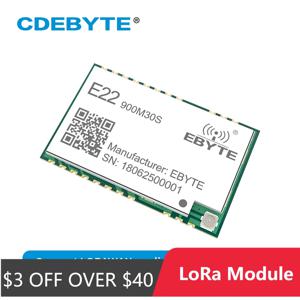 SX1262 LoRa 모듈 고정밀 TCXO CDEBYTE E22-900M30S 915MHz 30dBm 송수신기 송신기 및 수신기