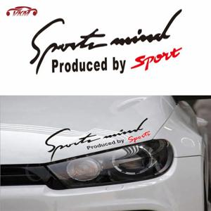 스포츠 편지 자동차 스티커 데칼 엠블럼 배지 장식 마음 자동차 보닛 스티커 for Audi for BMW for Mercedes 자동차 스타일링