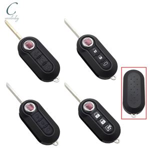 FIAT 500 팬더 Punto Bravo Ducato Stilo 원격 자동 키 3 버튼 SIP22 블레이드 용 자동차 키 쉘 케이스 Fob 용 Cocolockey 스마트 키
