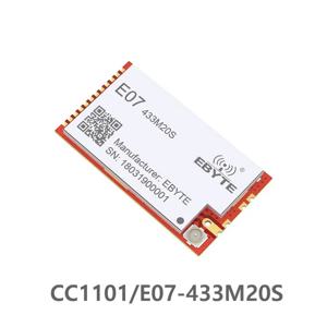 Cojxu 무선 송신기 모듈 SPI E07-433M20S CC1101, 20dBm, 10mW, 2km, 장거리 RF 트랜시버 모듈 SMD, 433MHz
