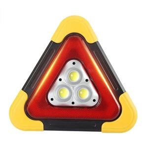 LED 조명 및 USB 충전 포트가 있는 자동차 삼각대용 휴대용 3-in-1 자동차 비상 고장 경고 삼각형
