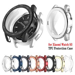 Xiaomi Watch S3 용 케이스 Mi watch S3 용 화면 보호기 보호 케이스 소프트 TPU 범퍼 올라운드 보호 프레임 액세서리