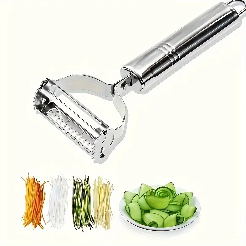 고품질 스테인레스 스틸 감자 오이 당근 강판 Julienne Peeler 야채 과일 필러 야채 슬라이서