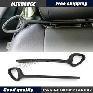 2 PCS 앞 좌석 벨트 홀더 확장 가이드 후크 2015-2021 포드 머스탱 EcoBoost GT 자동차 액세서리