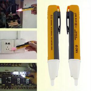 전기 표시기 90-1000V 비접촉 소켓 벽 AC 전원 콘센트 전압 검출기 센서 테스터 펜 LED 조명 AC 110V-220V