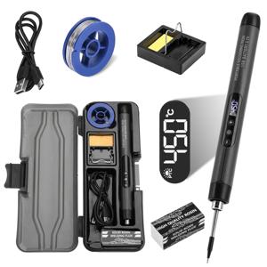 USB 납땜 인두 미니 소형 납땜 인두 세트 휴대용 가정용 Type-C 인터페이스 600mAh 배터리 조절 가능한 온도
