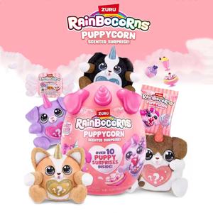 Zuru Rainbocorns 서프라이즈 Puppycorn 향기로운 서프라이즈 미스터리 오리지널 Zuru Toys 미니 브랜드 장난감 장난감을위한 어린이를위한 귀여운 선물