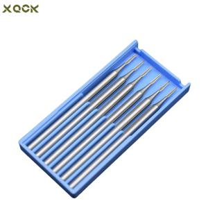 보석 조각용 텅스텐 강철 버, 금속 드릴 조각 그라인딩 비트, 2.35mm 생크 보석 도구, 세트당 6 개