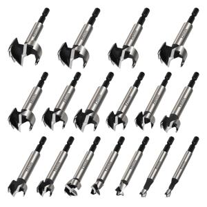 Versery 1Pc 6-40mm Forstner 목공 도구 구멍 톱 힌지 보링 드릴 비트 1/4 