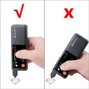 충전식 다이아몬드 테스터 펜, LCD 디스플레이, 빠른 다이아몬드 선택 도구, 정확하고 쉬운 구분, 높은 정확도, 1PC, 신제품