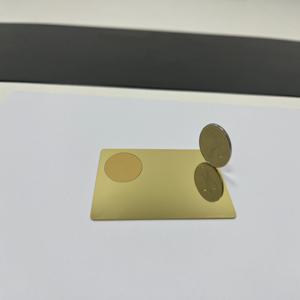 13.56MHZ NFC 금속 카드, NFC 215 칩이 포함된 미러 금속 카드, 스마트 비즈니스 소셜 디지털 카드