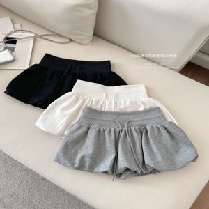여름 여성 한국 패션 미니 Y2k 스커트 Shoujo 2000s Coquette 하이 웨스트 퀼로트 Gyaru Preppy Cutecore Kpop Tide Micro New