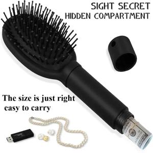 혁신적인 숨겨진 브러시 - 여행 중 돈, 보석 열쇠 및 약 보호 |   안전하고 신중한 디자인