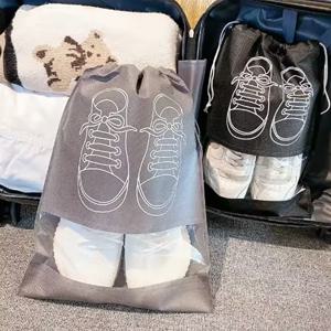 2/5/10 신발 보관 가방 옷장 주최자 부직포 여행 휴대용 가방 방수 포켓 의류 분류 드로우 교수형 가방