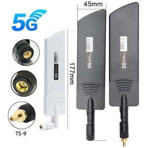 모뎀 라우터 용 100% 오리지널 5G 4G LTE SMA 외부 안테나 40dBi 접이식 신호 부스터 넓은 범위 600 ~ 6000Mhz