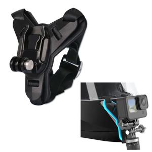 GoPro 11 10 9 8 7 6 용 오토바이 헬멧 턱 마운트 Insta360 DJI 액세서리 용 액션 스포츠 카메라 홀더 오토바이 스탠드