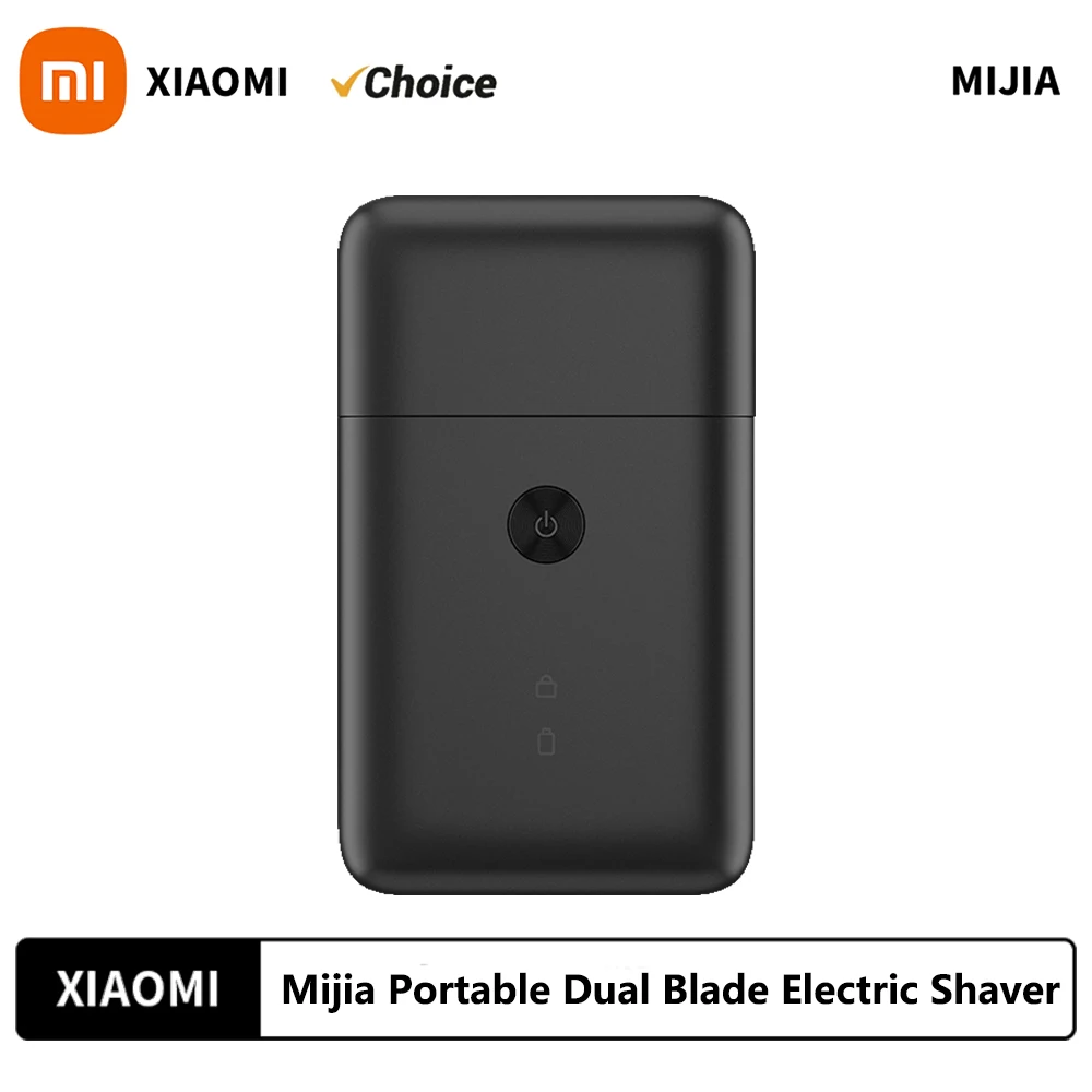 새로운 Xiaomi Mijia 전기 면도기 왕복 이중 블레이드 MSW201 IPX7 초박형 휴대용 자기 흡입 소음 감소 블레이드