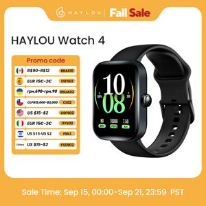 HAYLOU Watch 4 GPS Smartwatch 1.93'' HD 디스플레이 블루투스 전화 통화 건강 모니터링 IP68 방수 스마트 스포츠 시계