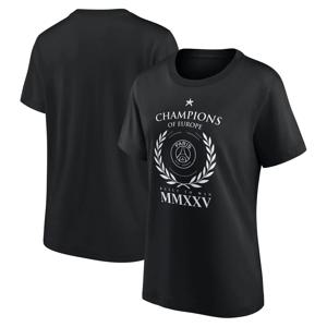 PSG Champions D'Europe 숫자 의류 패턴 인쇄 여름 럭셔리 브랜드 코튼 남성 및 여성 티셔츠 반팔