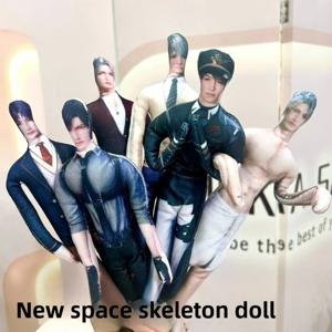 28cm/11.02in LoveandDeepspace 플러시 장난감 만화 철 와이어 해골 애니메이션 주변기기 모델 장식 인형 디스플레이 공예 선물
