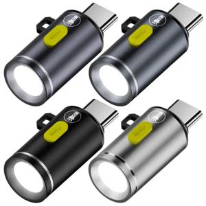 Type-C LED 캠핑 손전등 휴대용 포켓 손전등 야외 조명 장치 캠핑을위한 슈퍼 밝은 방수 토치