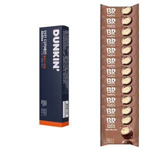 배스킨라빈스 엄마는 외계인 초코볼, 32g, 12개 + 던킨 디카페인 20캡슐(네스프레소 호환)