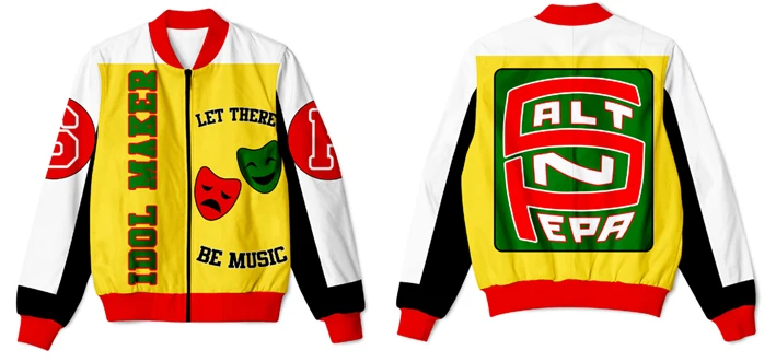 3D 승화 인쇄 Salt-n-Pepa-8-ball 재킷, 미국 사이즈, 8 가지 스타일, 3XL, 4XL, 5XL, 6XL