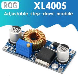 XL4005 DSN5000, LM2596 이상 조정 가능한 스텝 다운 5A 전원 공급 장치 모듈, 5A 대전류 대용량 전원