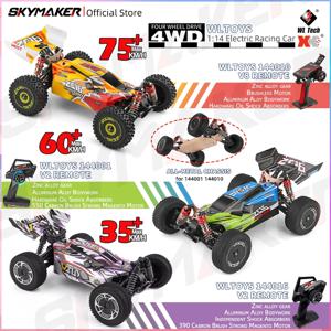 WL토이 1/14 144016 144001   브러시 RC 자동차 144010   브러시리스 메탈 1:14 고속 4WD 드라이브 오프로드 2.4G 송신기 RC 자동차
