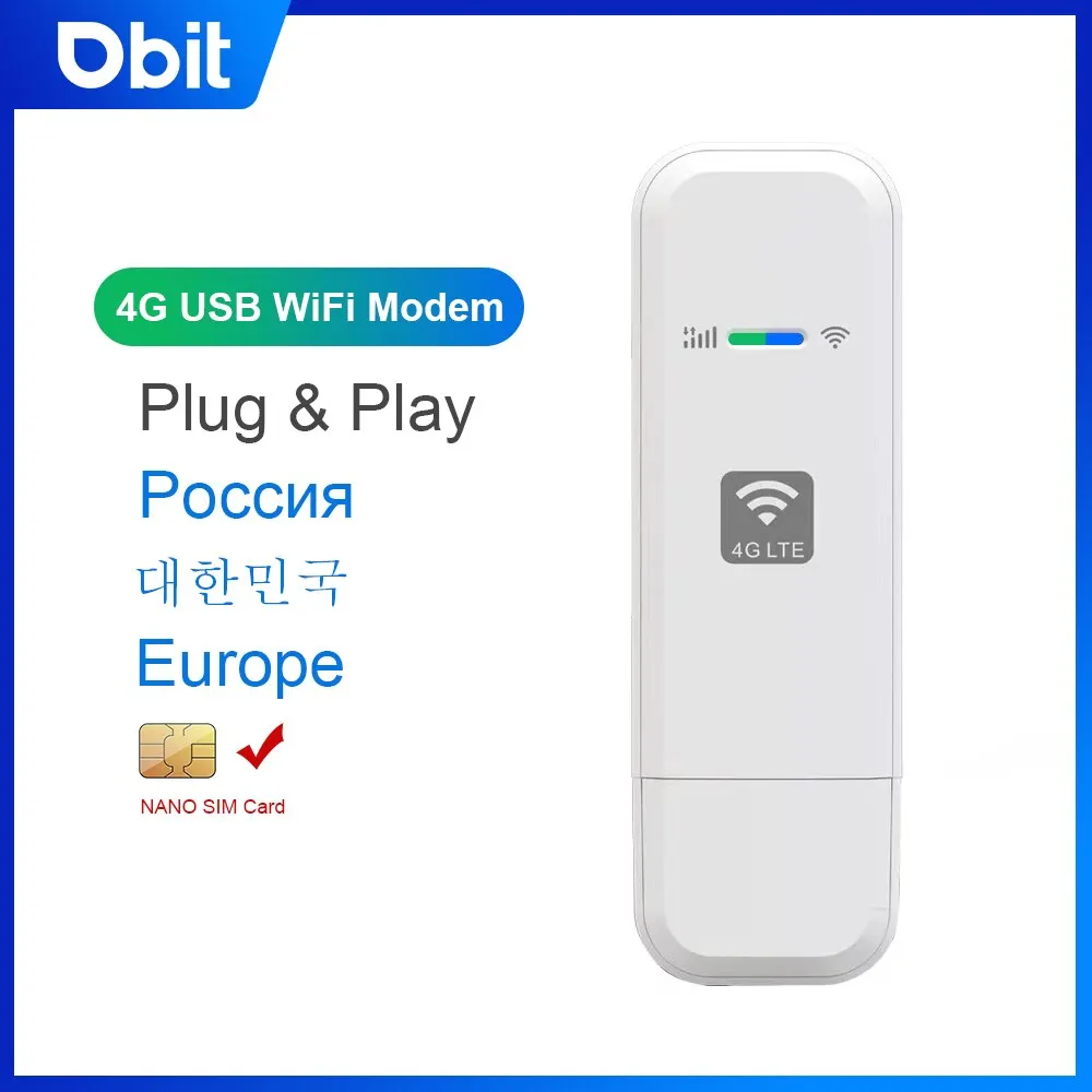 LDW931 Lte 라우터 모뎀 4G Wifi SIM 카드 동글 휴대용 모바일 Wifi Uif 플러그 앤 플레이 유럽 한국 러시아에 적합