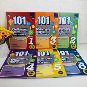 SAP 101 수학 단어 문제, 싱가포르 초등학교 1-6 학년 수학 교육 연습 교재, 세트당 6 권