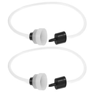 2Pcs 진공 실러 튜브 유연한 호스 주방 부착 교체 어댑터 액세서리 포트 진공 호스 리프팅 자석 처리