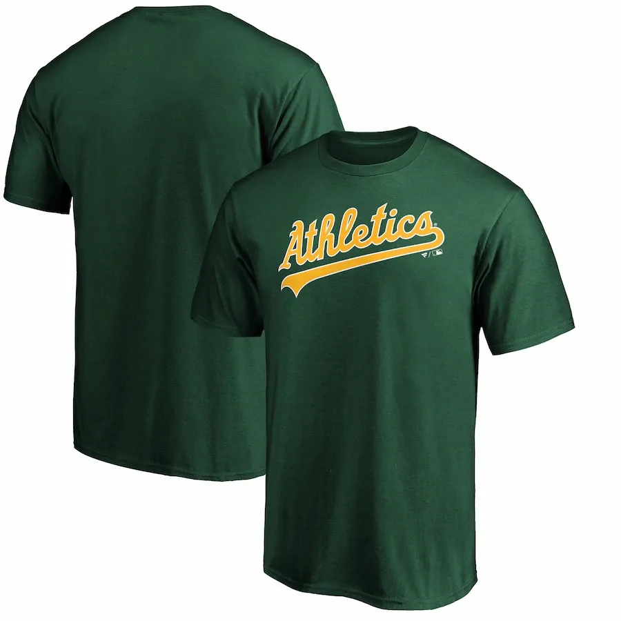 Athletics Oakland Athletics 퓨어 코튼 반팔 티셔츠