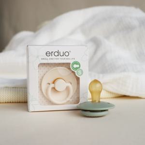 Erduo 신생아용 천연 라텍스 고무 젖꼭지 젖꼭지 빨기 젖꼭지, 아기 선물 0