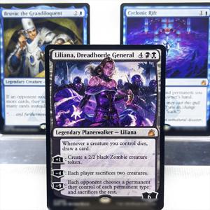 MKC MKM RVR HOLO3-Ⅰ0203 Tcg 카드 프록시 마법의 Jeska's Will Vein 충격 땅 Divine Visitation Cyclonic Rift 수집
