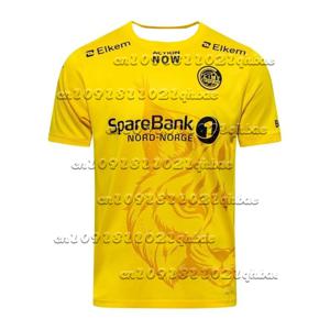 여름 BodoGlimt 2025 홈 키트 셔츠 라운드 넥 반팔 캐주얼 스포츠 대형 남성 여성 의류 3D 인쇄 빠른 건조 탑