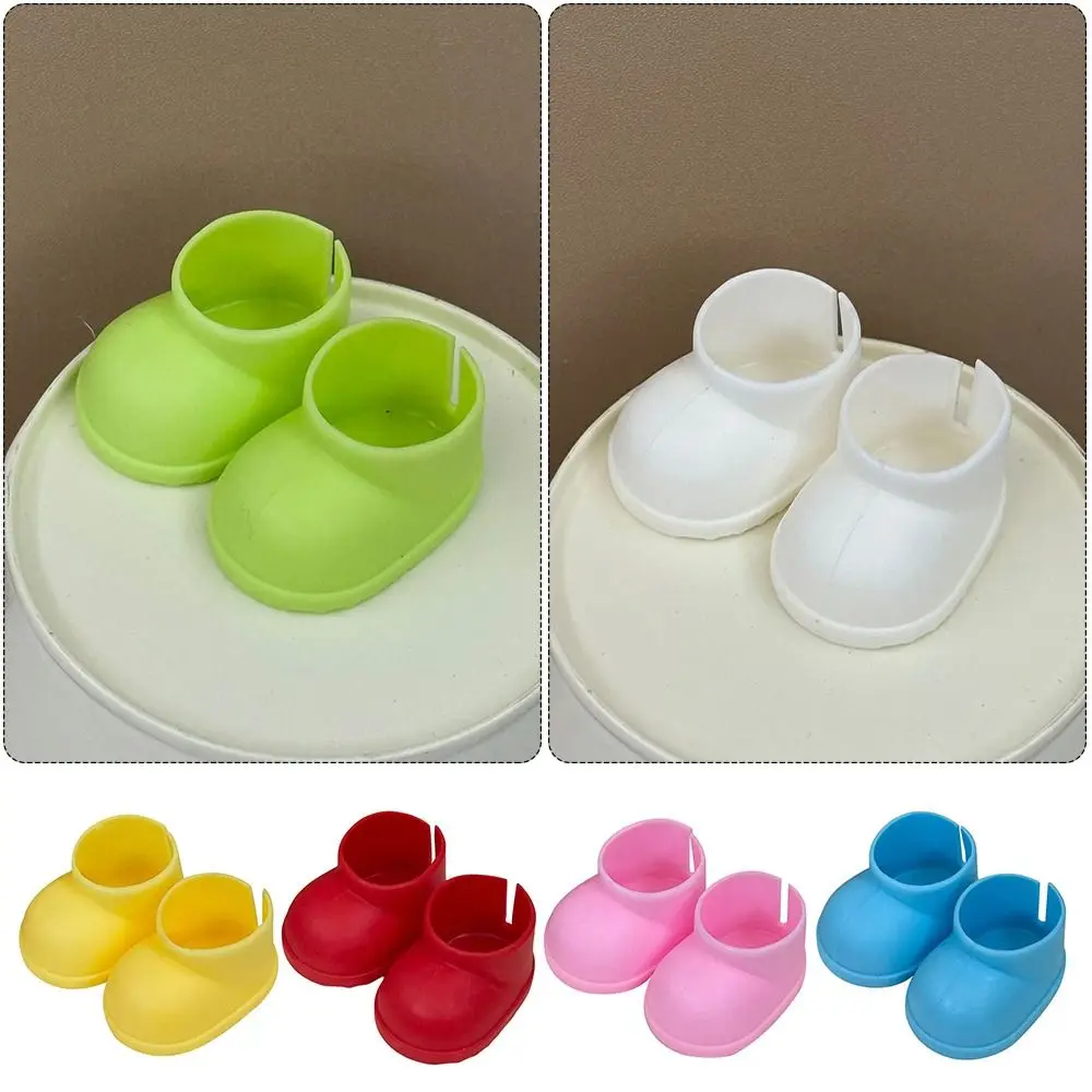 새로운 손으로 만든 17CM Labubu 인형 신발 드레싱 교체 여러 스타일 미니 인형 신발 DIY 인형 가죽 신발 인형 장난감