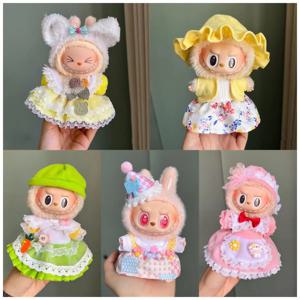 미니 인형 의류 액세서리 Labubu 인형 용 스커트 정장 패션 의류 인형 액세서리 의류 선물