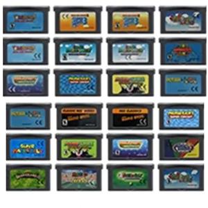 32비트 비디오 게임 콘솔 카트리지 GBA 게임 카드 Land 4 슈퍼 마리오 어드밴스 마리오 브라더스 카트 루이지 사가 파티 테니스 Ware Inc