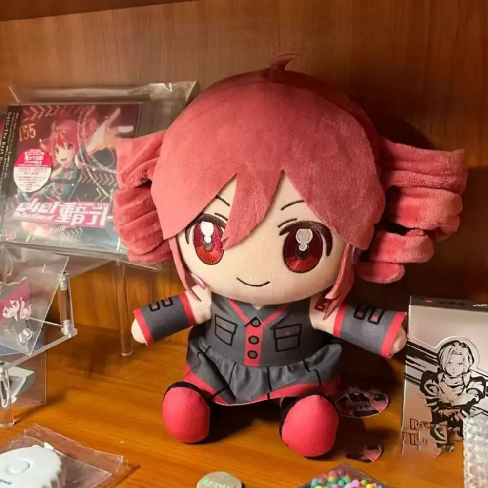 애니메이션 주변기기 Kasane Teto 플러시 부드러운 베개 홈 장식 플러시 디바 Vtuber Kawaii 20cm 인형 Teto 장난감 어린이 성인