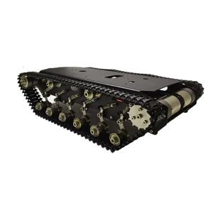 5kg 하중 TS600 RC 탱크 금속 섀시 모터 포함 플라스틱 또는 스테인리스 트랙 로봇카 FS 컨트롤 ROS 로봇 프로그래머블 탱크