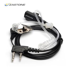 Zastone 무 토키 T5920 t5950 2 핀 K Plug PTT Air Acoustic 관 Earphone 휴대용 Radio 헤드셋 헤드폰 대 한 보풍