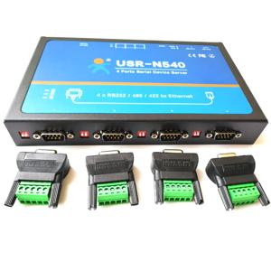 직렬 기기 서버 4 포트, 직렬 RS232 rs485 rs422-이더넷 컨버터 모듈 컨트롤러