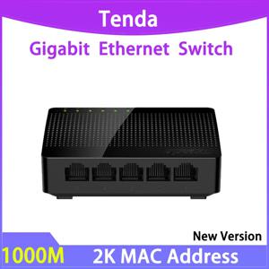 Tenda SG105 기가비트 1000M 미니 5포트 데스크탑 스위치 고속 이더넷 네트워크 스위치 LAN 허브 RJ45 이더넷 및 스위칭 허브 션트